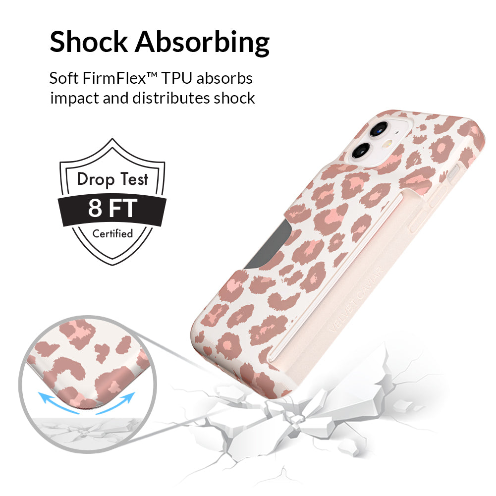 Blush Leopard iPhone Wallet Case