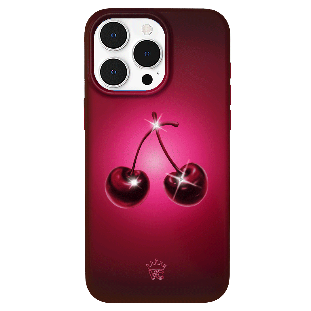 Black Cherry Crystal iPhone Case