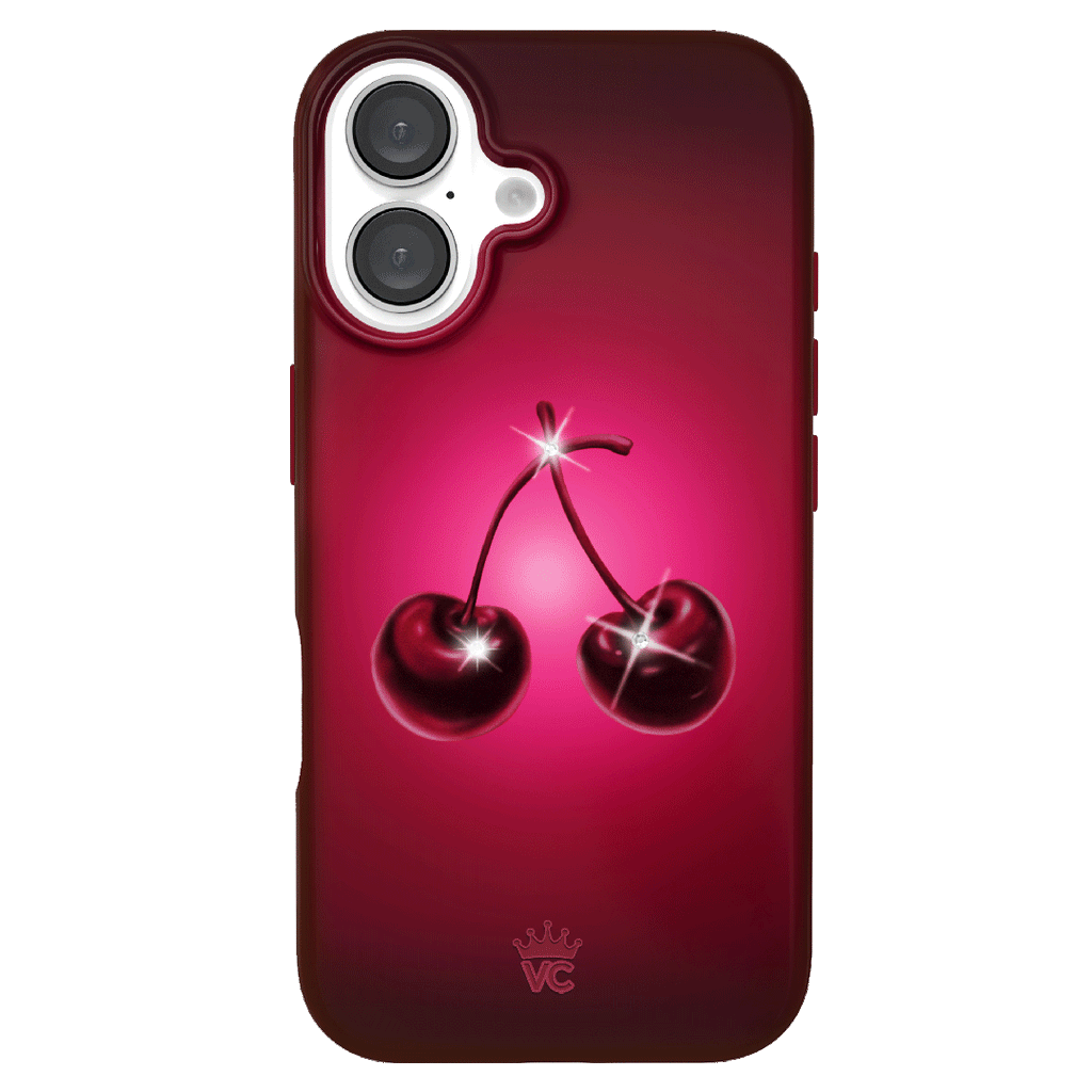 Black Cherry Crystal iPhone Case