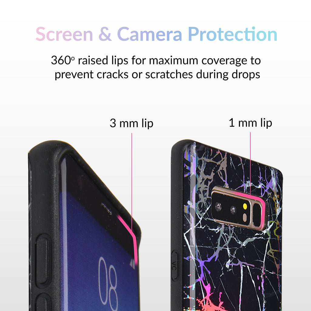 Holo Black Marble Samsung Galaxy Case