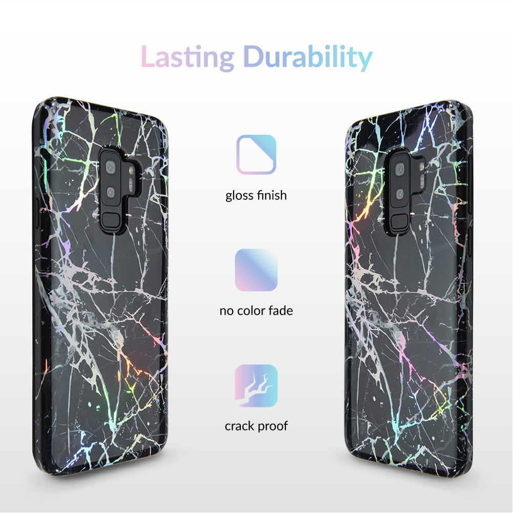 Holo Black Marble Samsung Galaxy Case