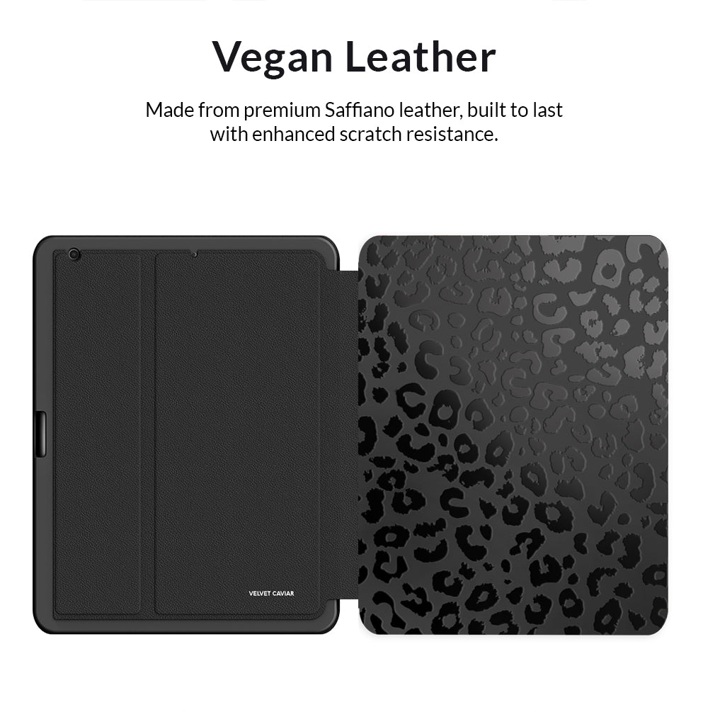 Black Leopard iPad Case