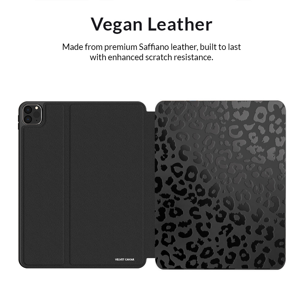 Black Leopard iPad Case