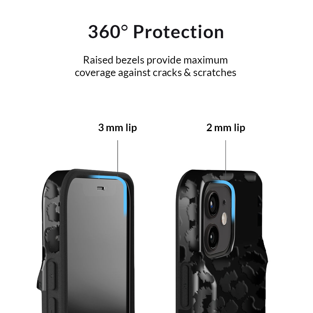 Black Leopard iPhone Wallet Case