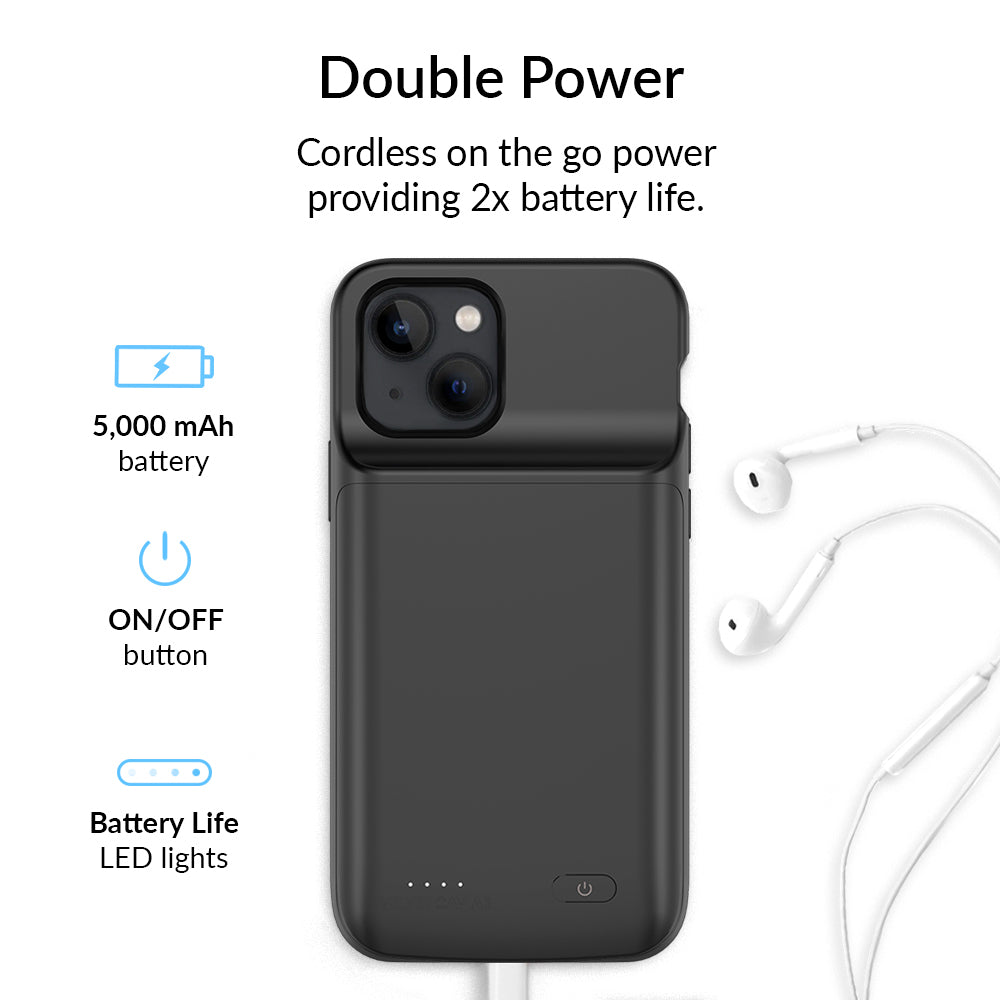 Black iPhone Charging Case