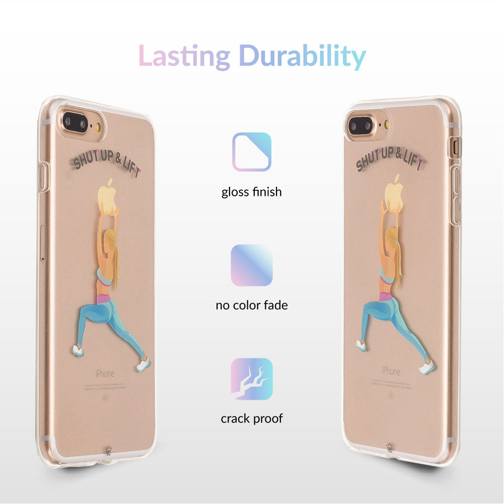 Shut Up & Lift iPhone Case Blonde Hair