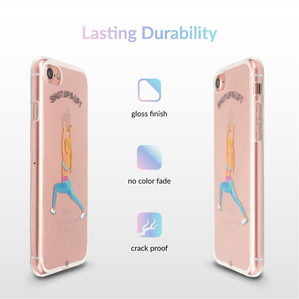 Shut Up & Lift iPhone Case Blonde Hair