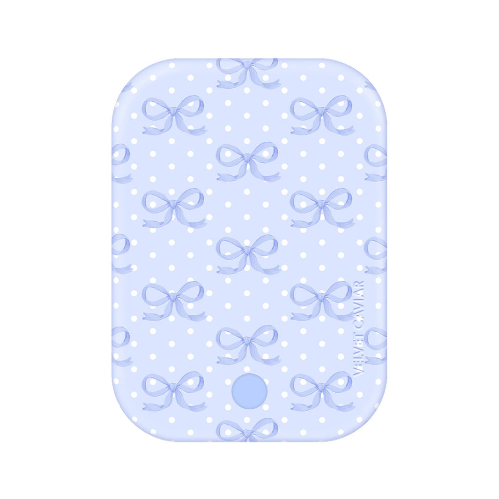Lovely Blue Bows Portable MagSafe Charger Power Pack