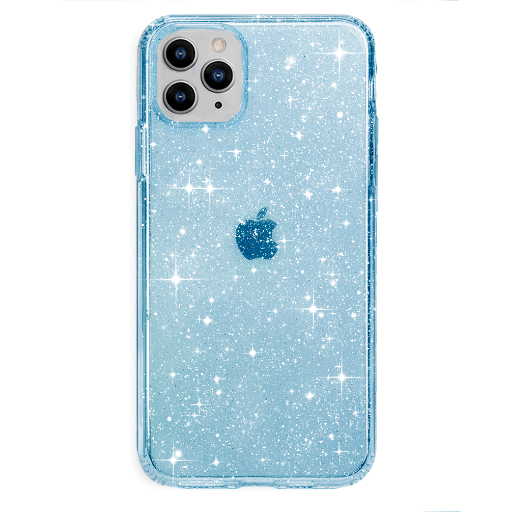 Blue Stardust Glitter iPhone Case