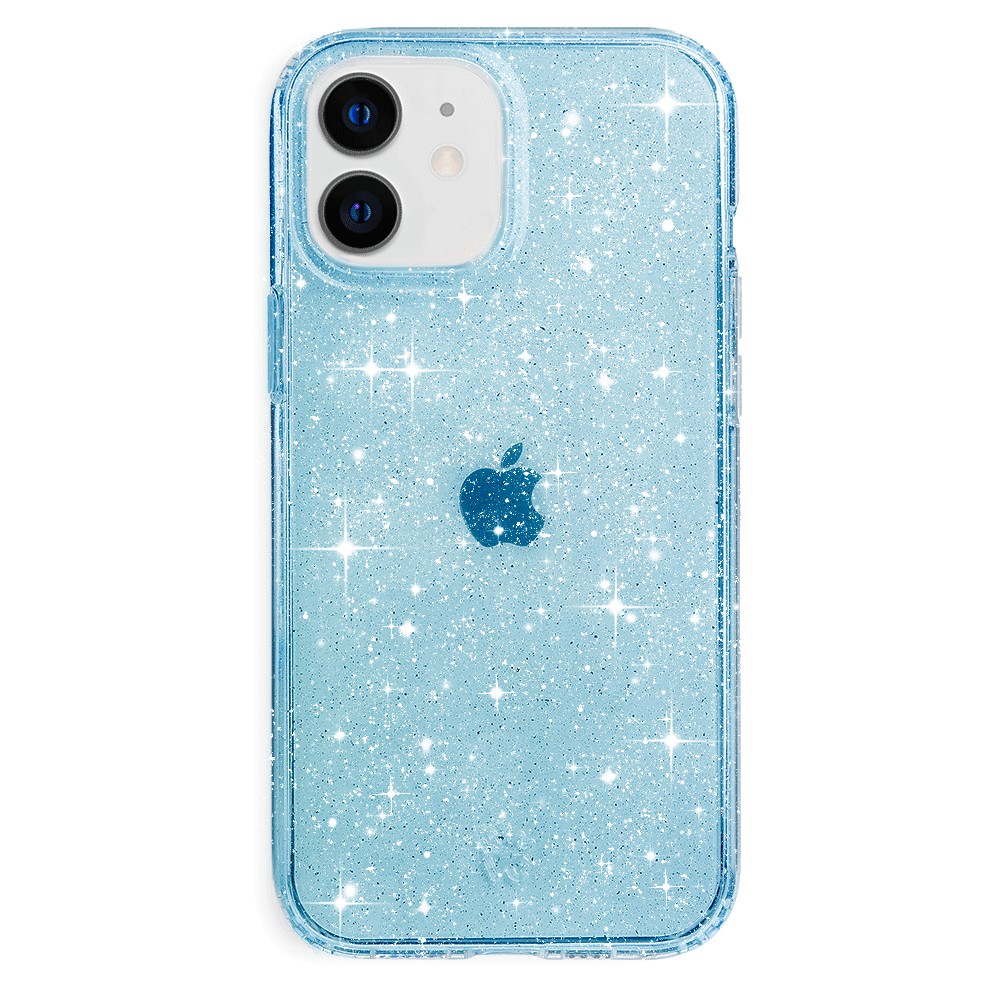 Blue Stardust Glitter iPhone Case