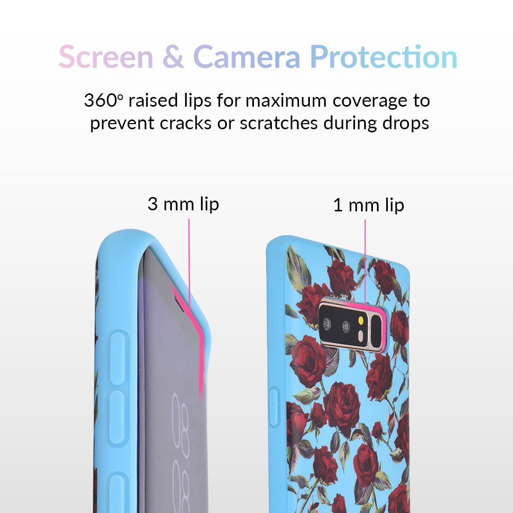 Blue Roses Floral Samsung Galaxy Case