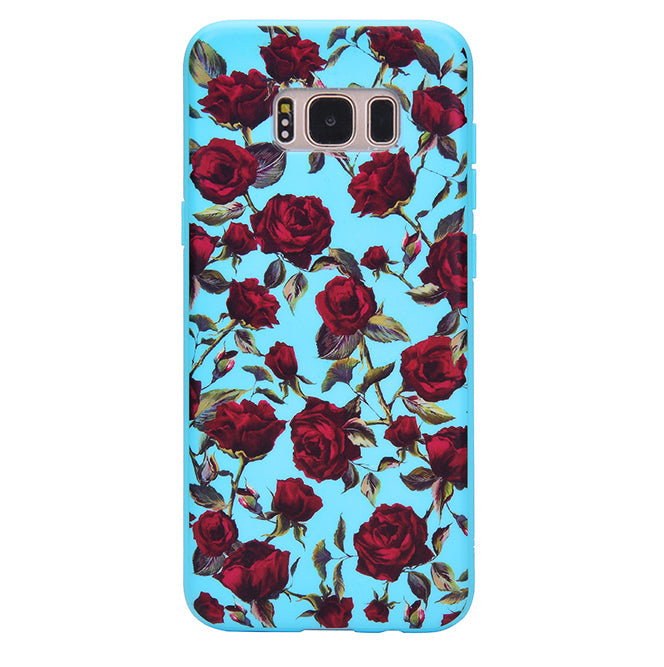Blue Roses Floral Samsung Galaxy Case