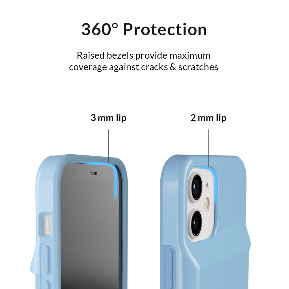 Light Blue iPhone Wallet Case