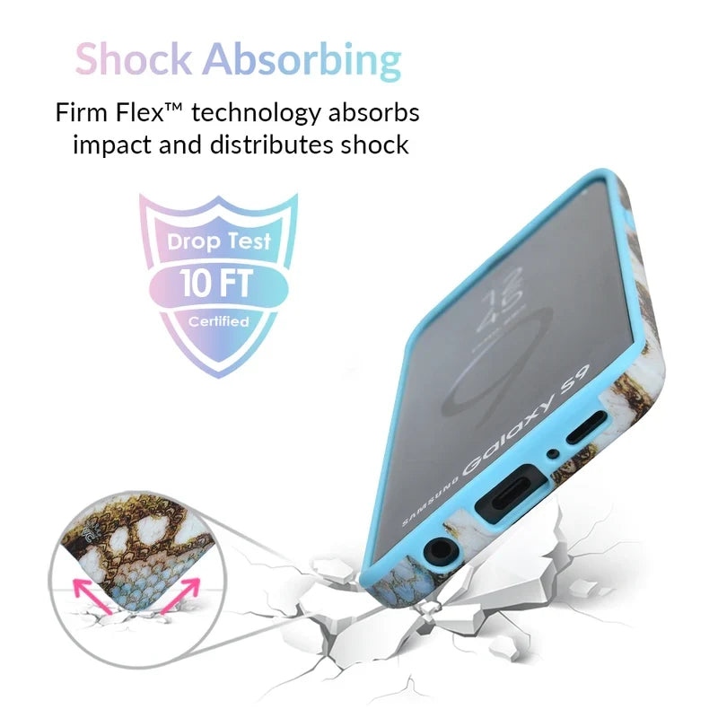 Blue Snakeskin Samsung Galaxy Case