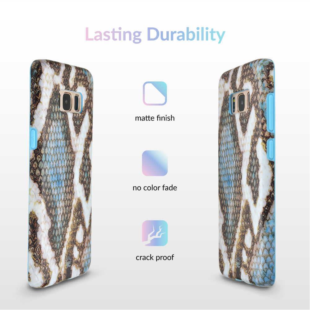 Blue Snakeskin Samsung Galaxy Case