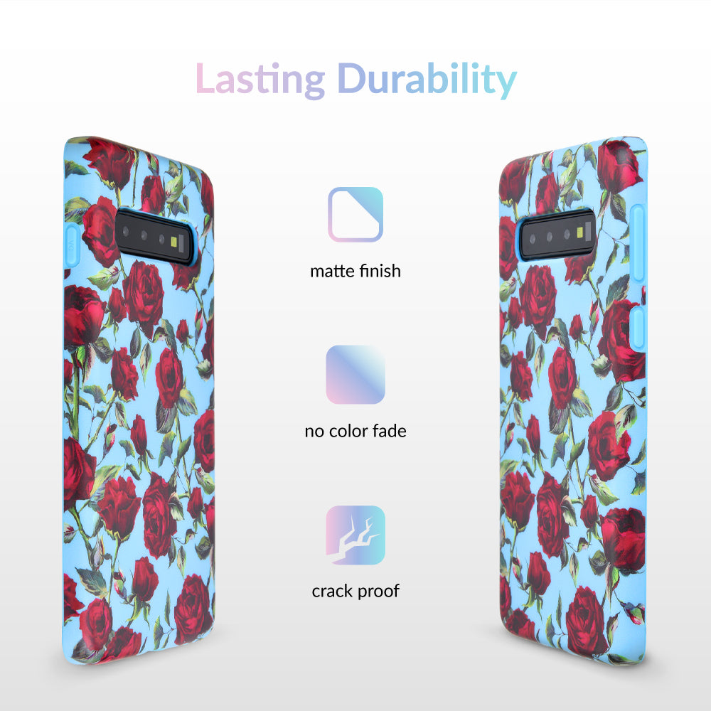Blue Roses Floral Samsung Galaxy Case