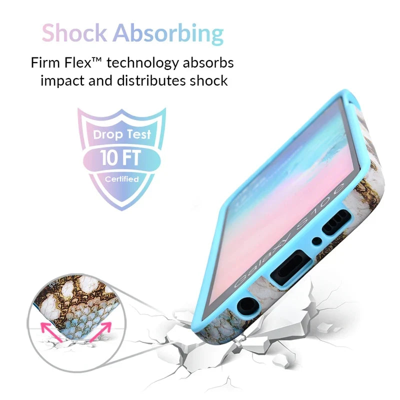 Blue Snakeskin Samsung Galaxy Case