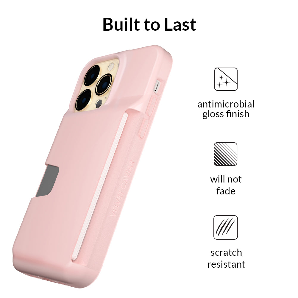 Light Pink iPhone Wallet Case