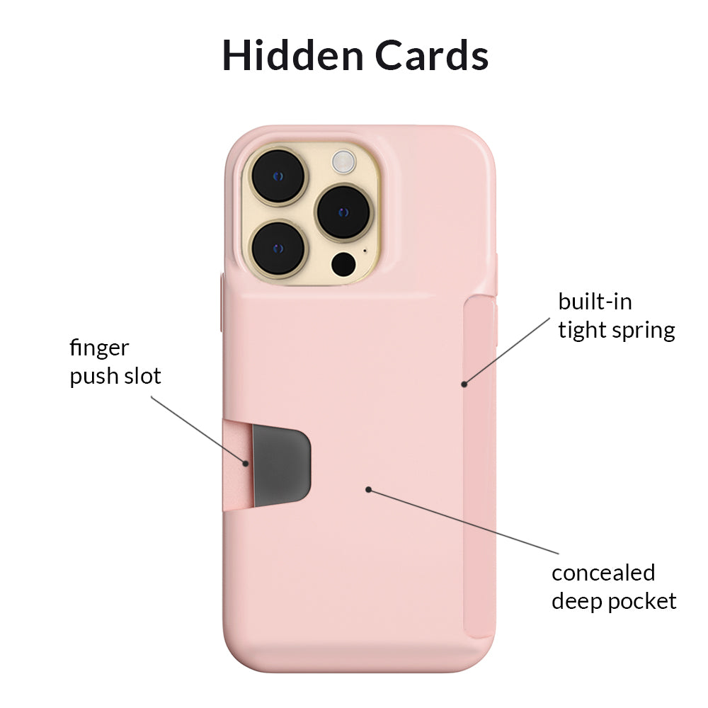 Light Pink iPhone Wallet Case