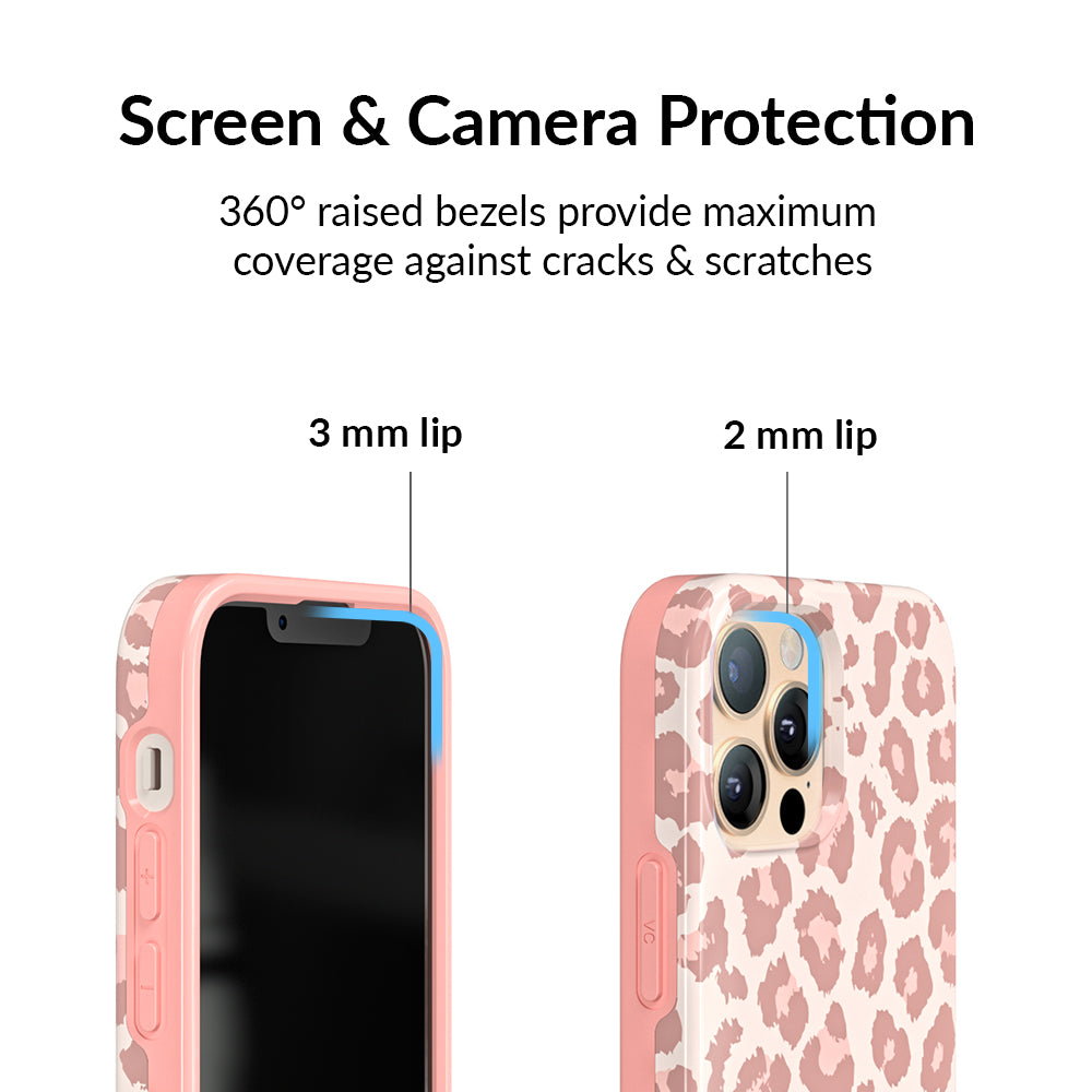 Blush Leopard iPhone Case