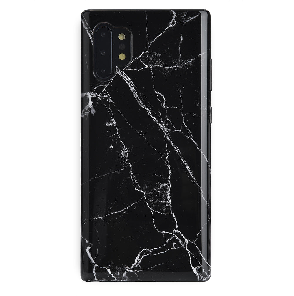 Black Marble Samsung Case