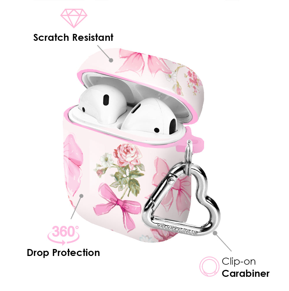 Posie Pink Bow AirPod Case