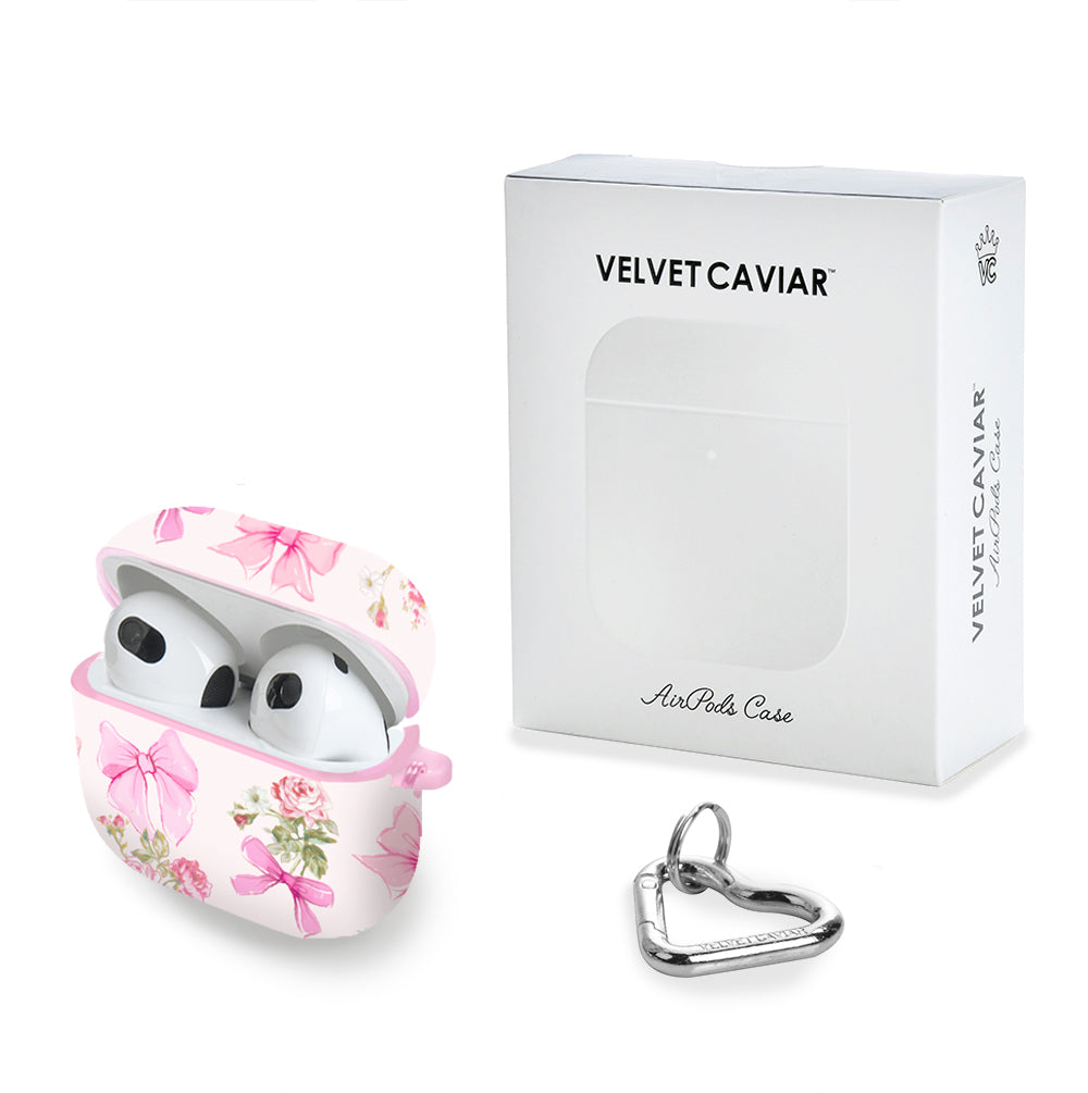 Posie Pink Bow AirPod Case
