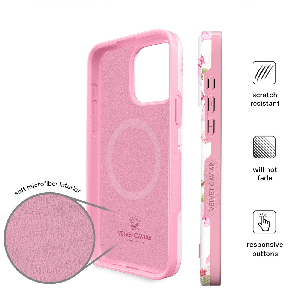 Posie Pink Bow iPhone Case