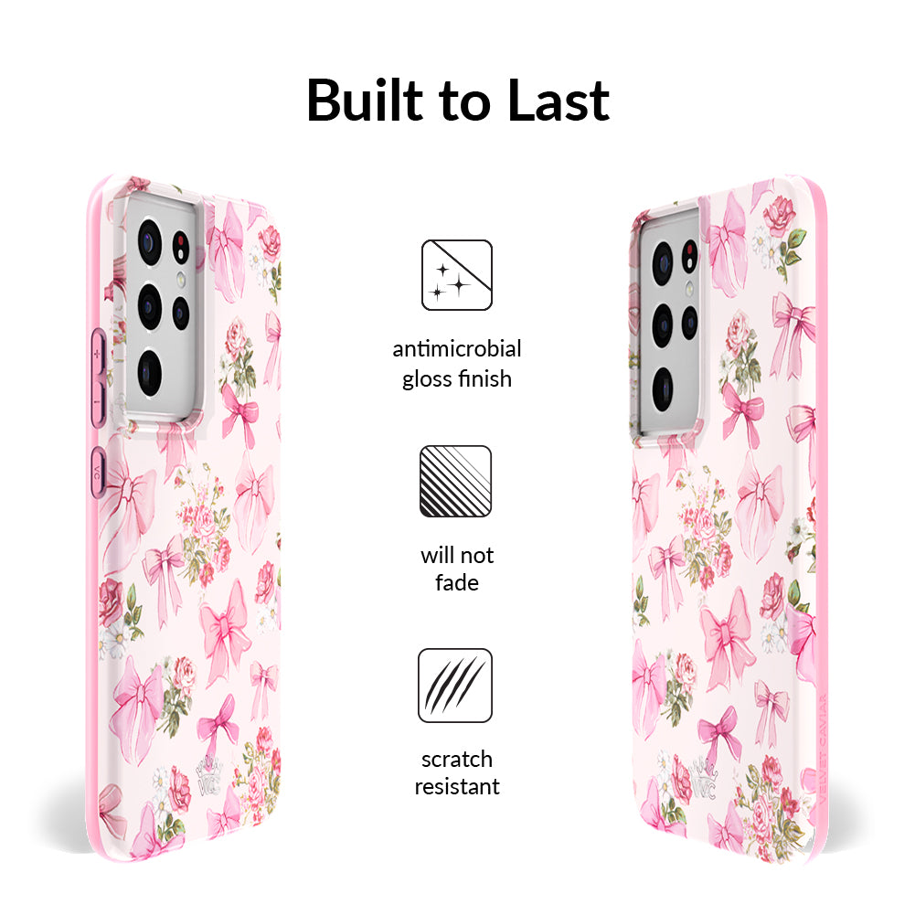 Posie Pink Bow Samsung Case