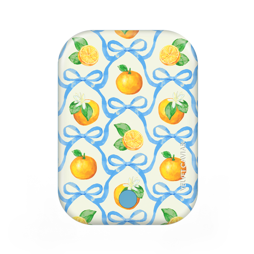 Orange Blossom Portable MagSafe Charger Power Pack