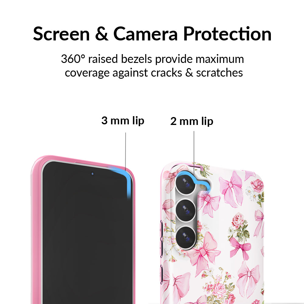 Posie Pink Bow Samsung Case