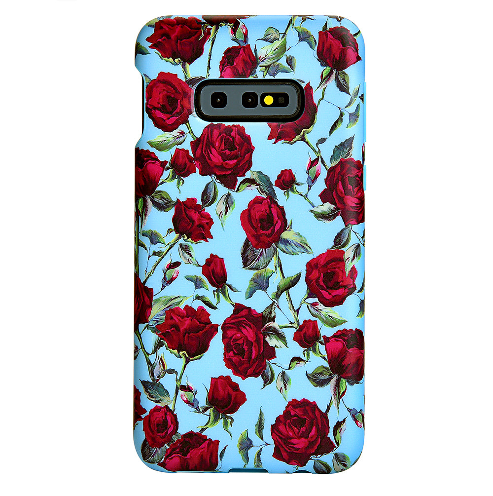 Blue Roses Floral Samsung Galaxy Case