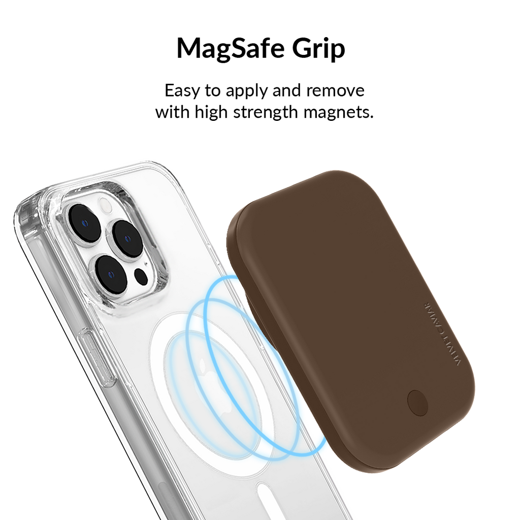 Espresso Brown Portable MagSafe Charger Power Pack