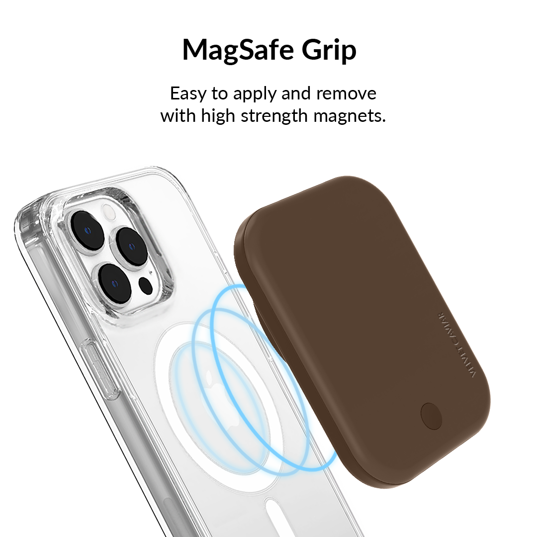 Espresso Brown Portable MagSafe Charger Power Pack