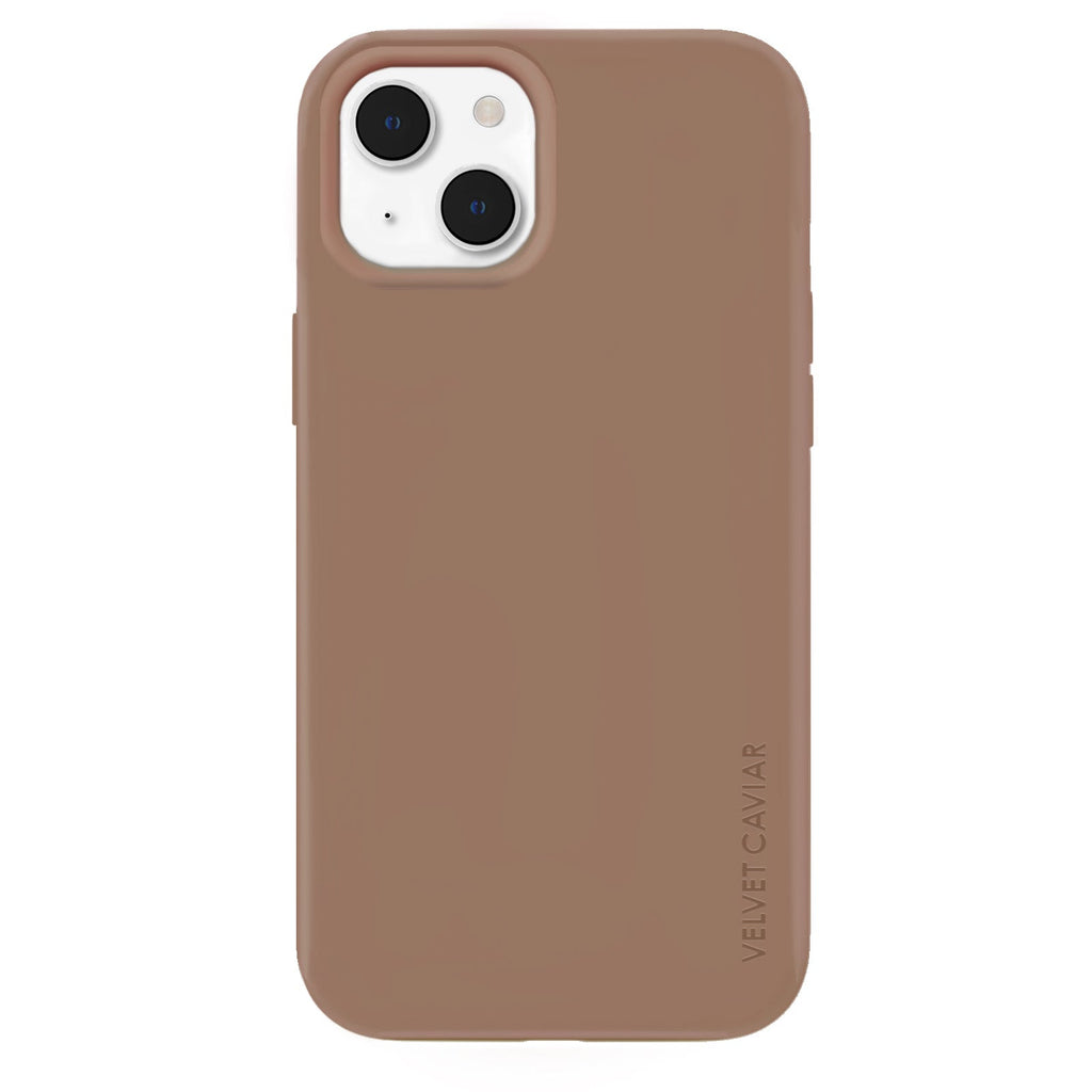 Brown Silicone iPhone Case