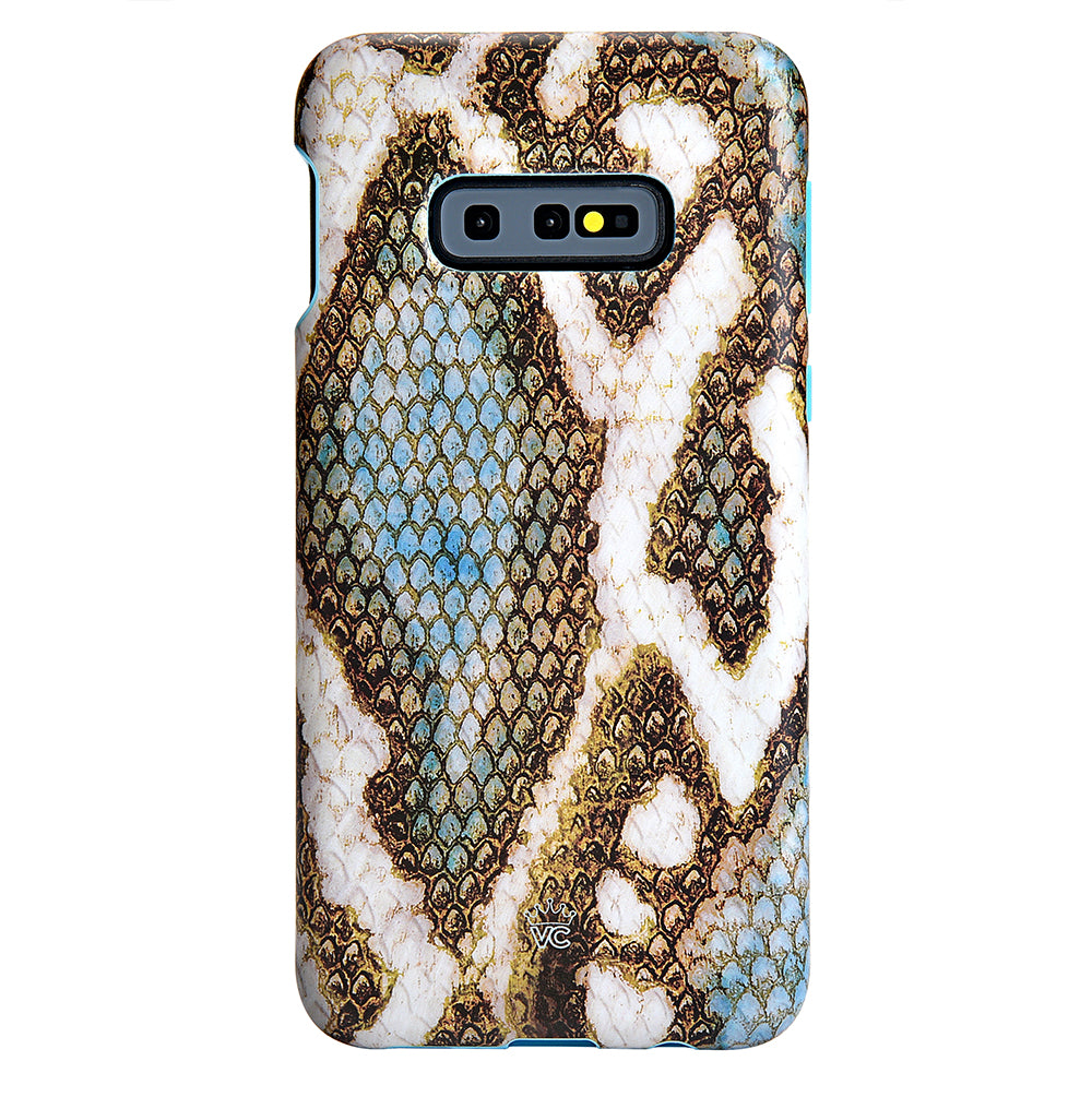 Blue Snakeskin Samsung Galaxy Case