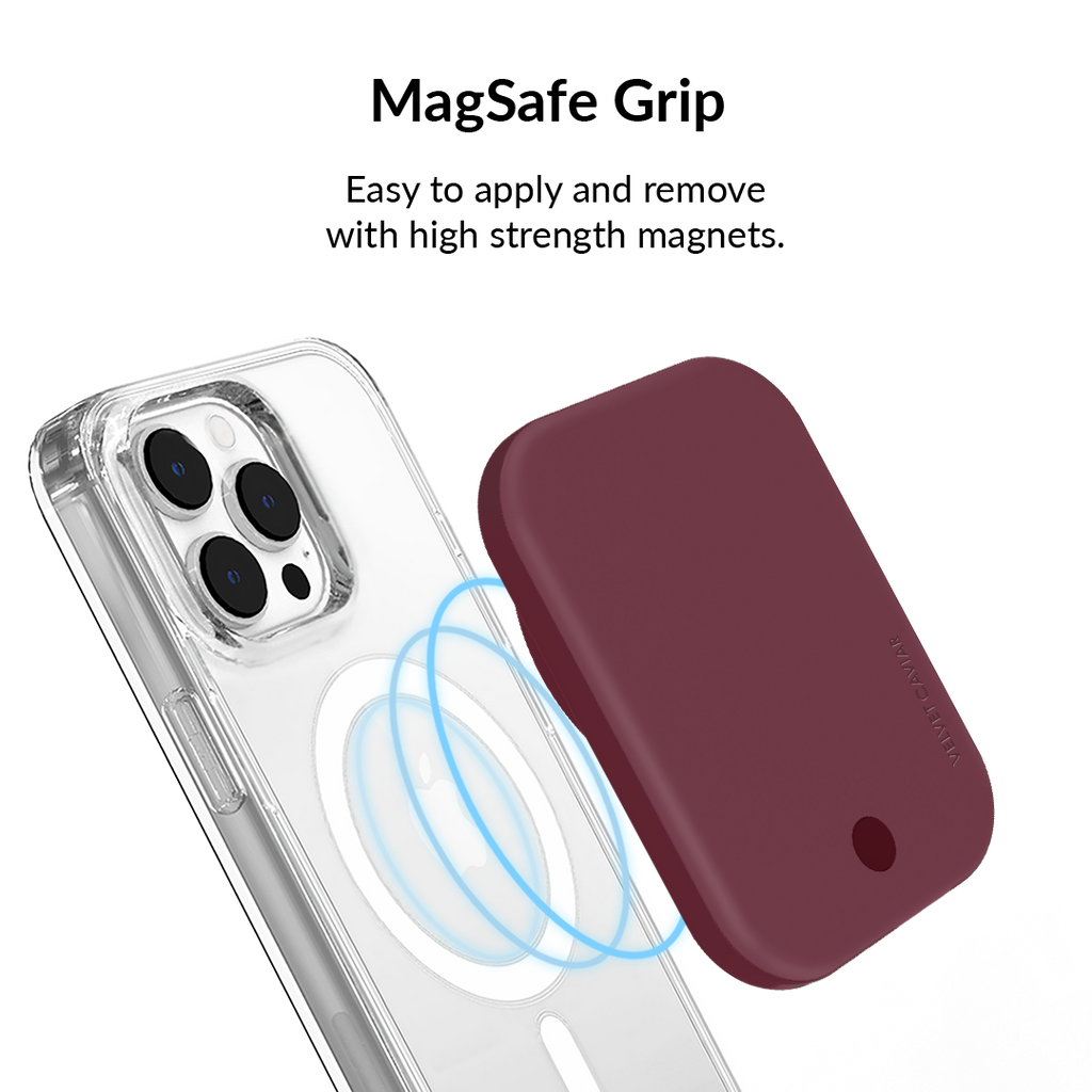 Burgundy 1990 Portable MagSafe Charger Power Pack