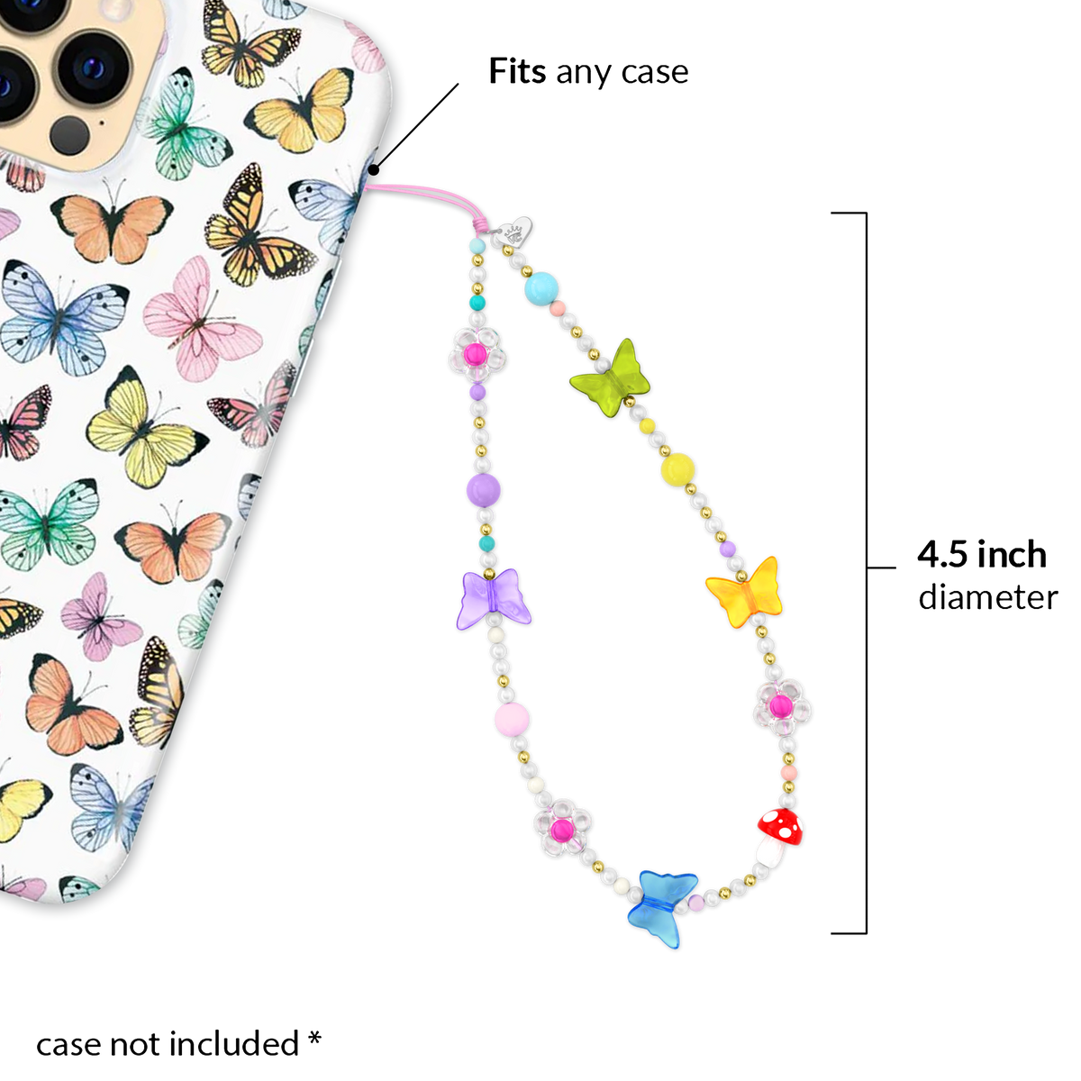 Butterfly Phone Charm