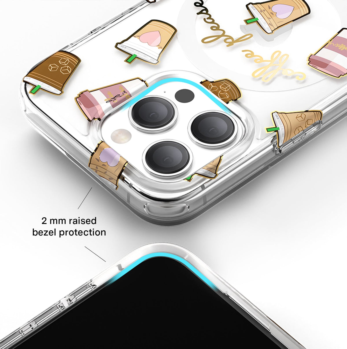 Coffee First iPhone Case