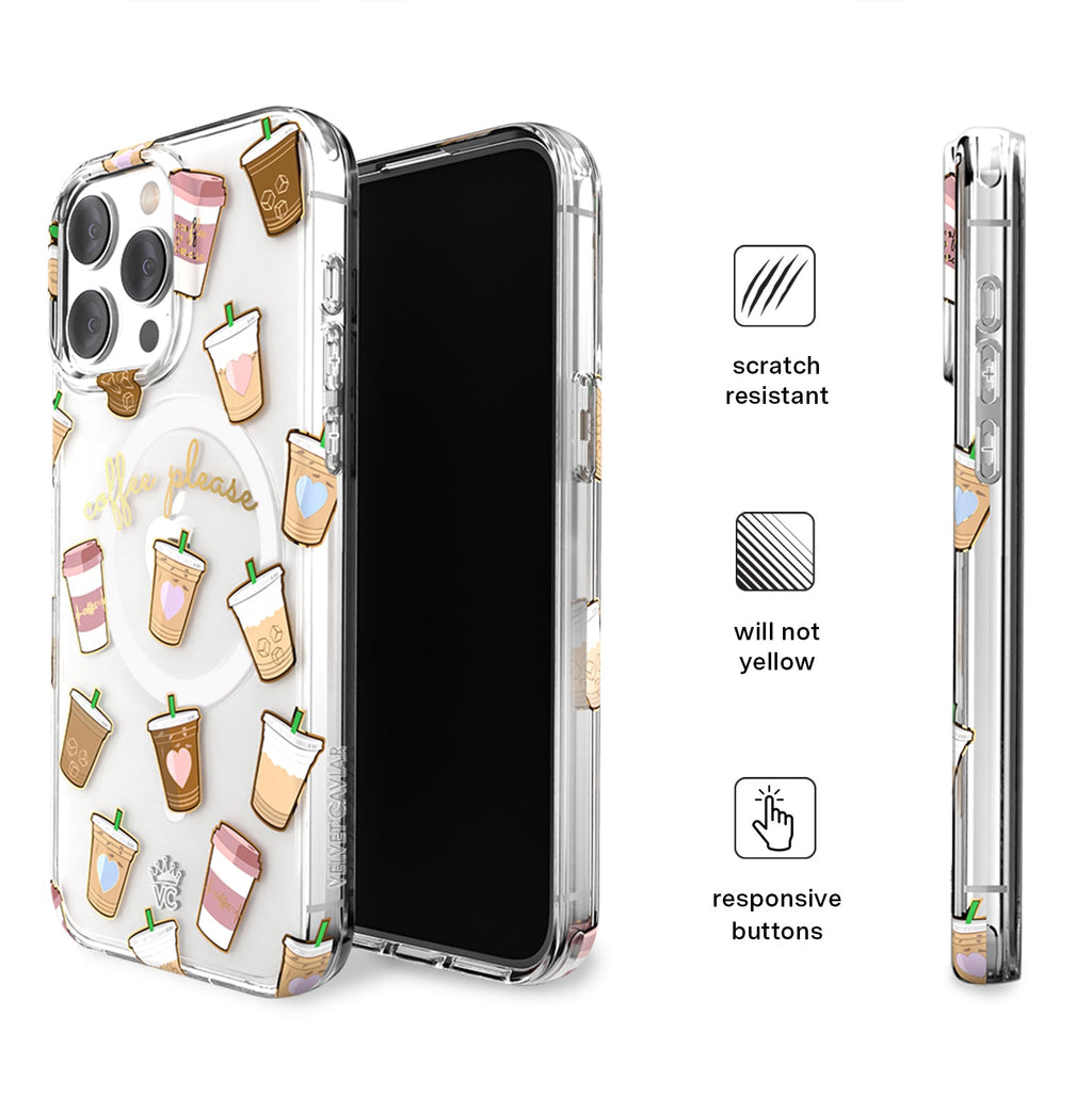 Coffee First iPhone Case