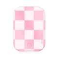 Pink Vibe Checkered Portable MagSafe Charger Power Pack