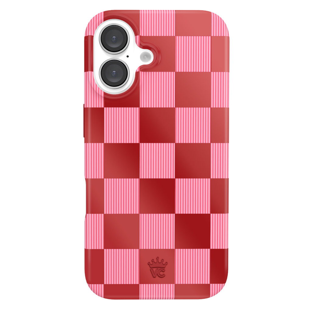 Rose Vibe Checkered iPhone Case
