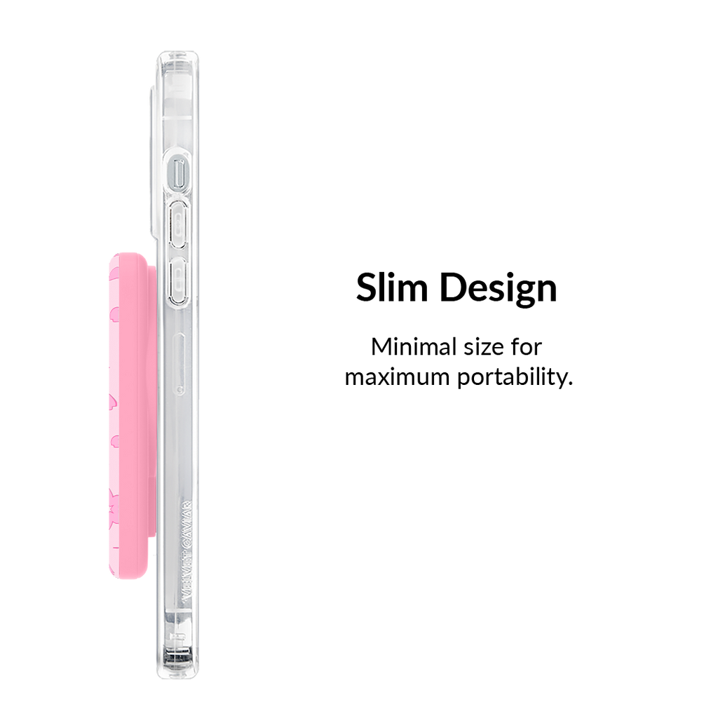 Pink Cherry Blossom Portable MagSafe Charger Power Pack