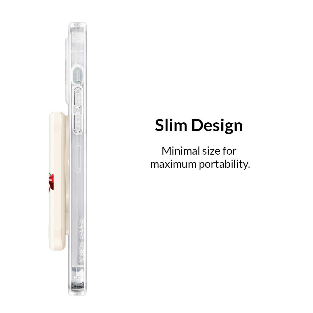 Mon Cheri Cherry Portable MagSafe Charger Power Pack