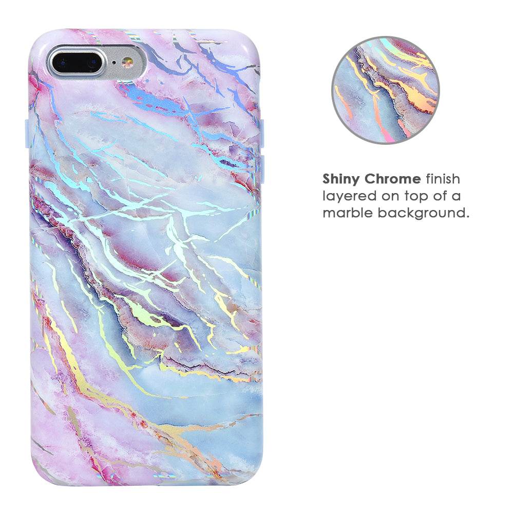 Holo Moonstone Marble iPhone Case