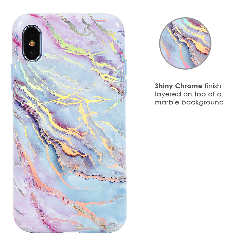 Holo Moonstone Marble iPhone Case