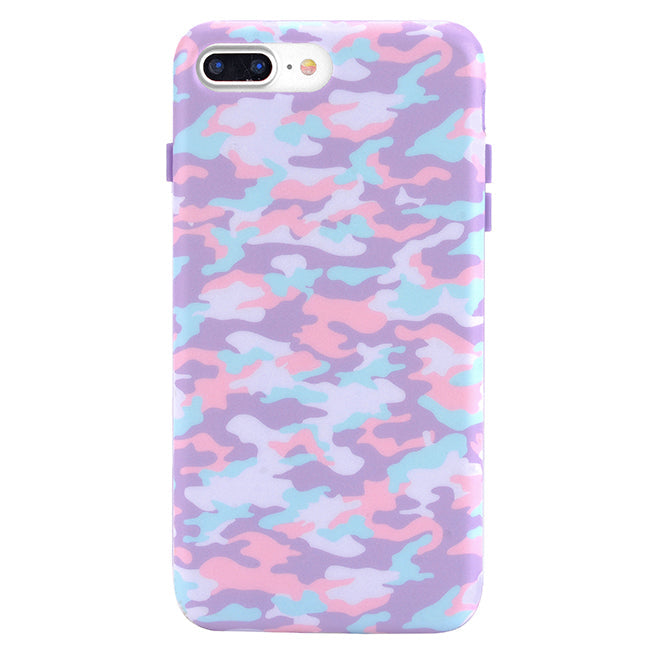 Cotton Candy Camo iPhone Case
