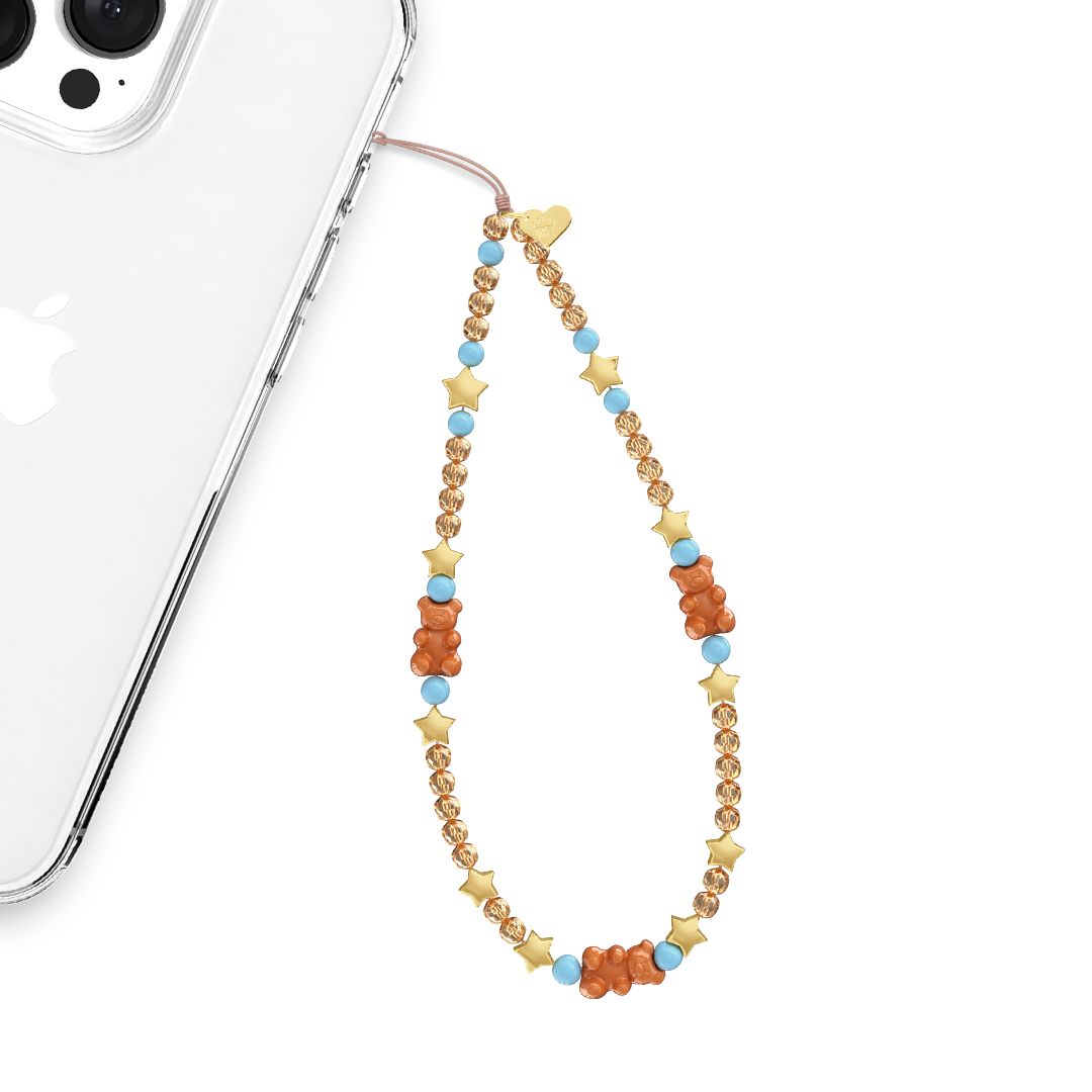 Cowboy Teddy Phone Charm