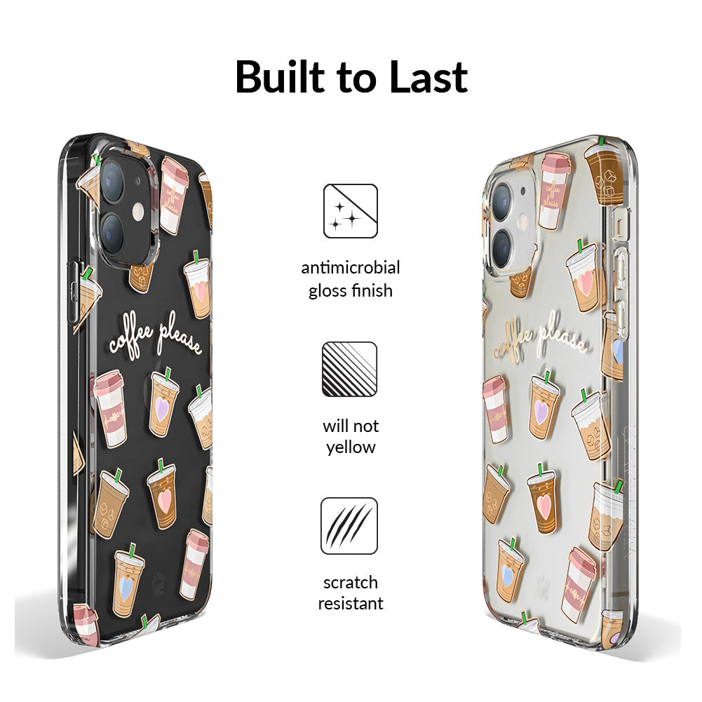 Coffee First iPhone Case