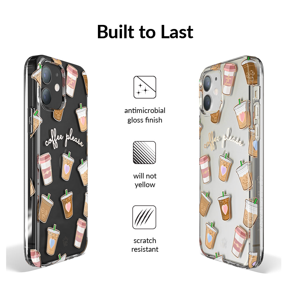 Coffee First iPhone Case